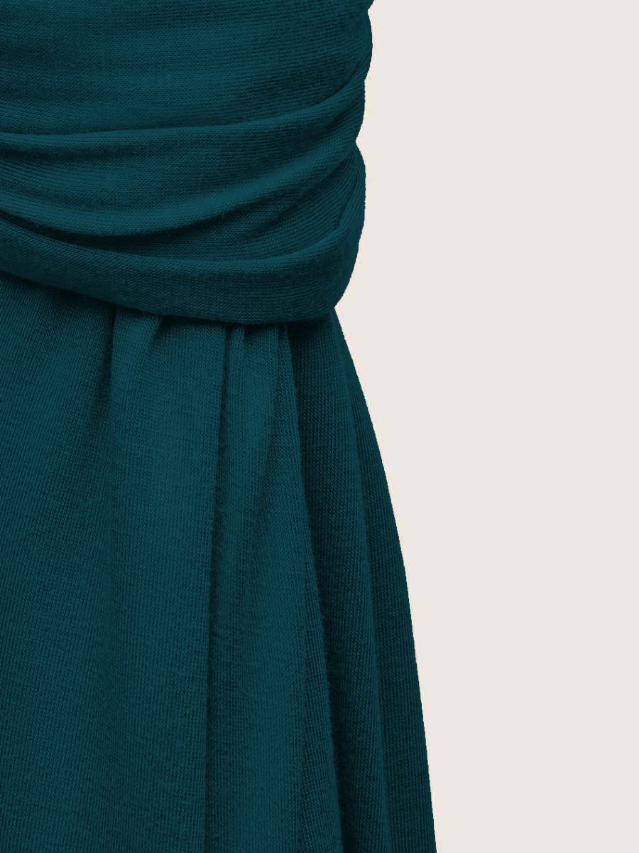 Tayib - Hijab Jersey Premium - Vert Océan