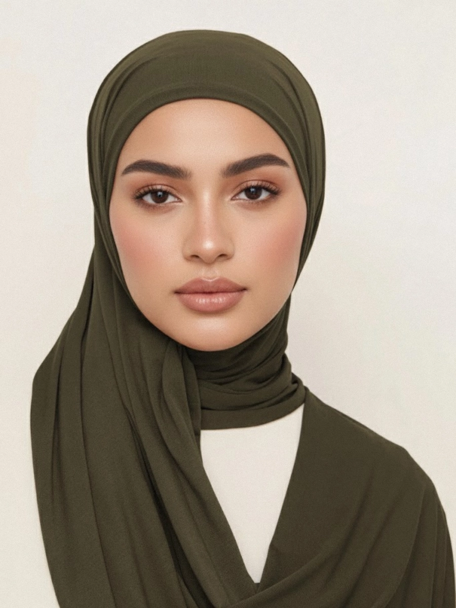 Tayib - Hijab Jersey Premium - Avocat