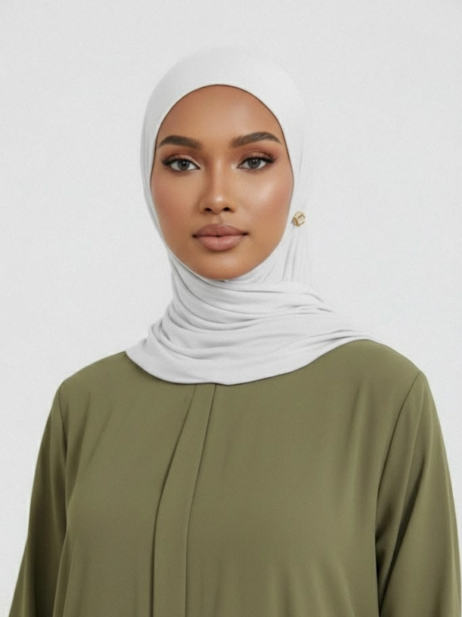 Tayib - Hijab Jersey Premium - Blanc Neige