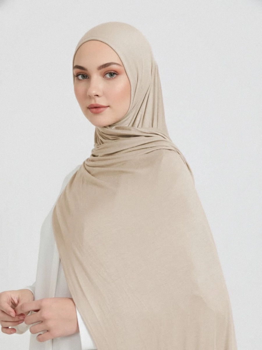 Tayib - Hijab Jersey Premium - Caramel Clair