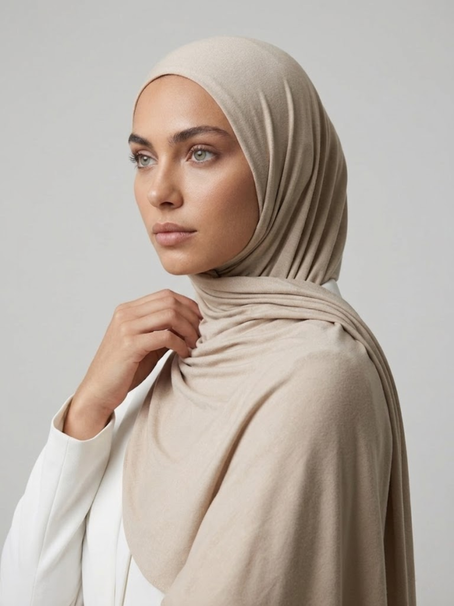 Tayib - Hijab Jersey Premium - Caramel Clair