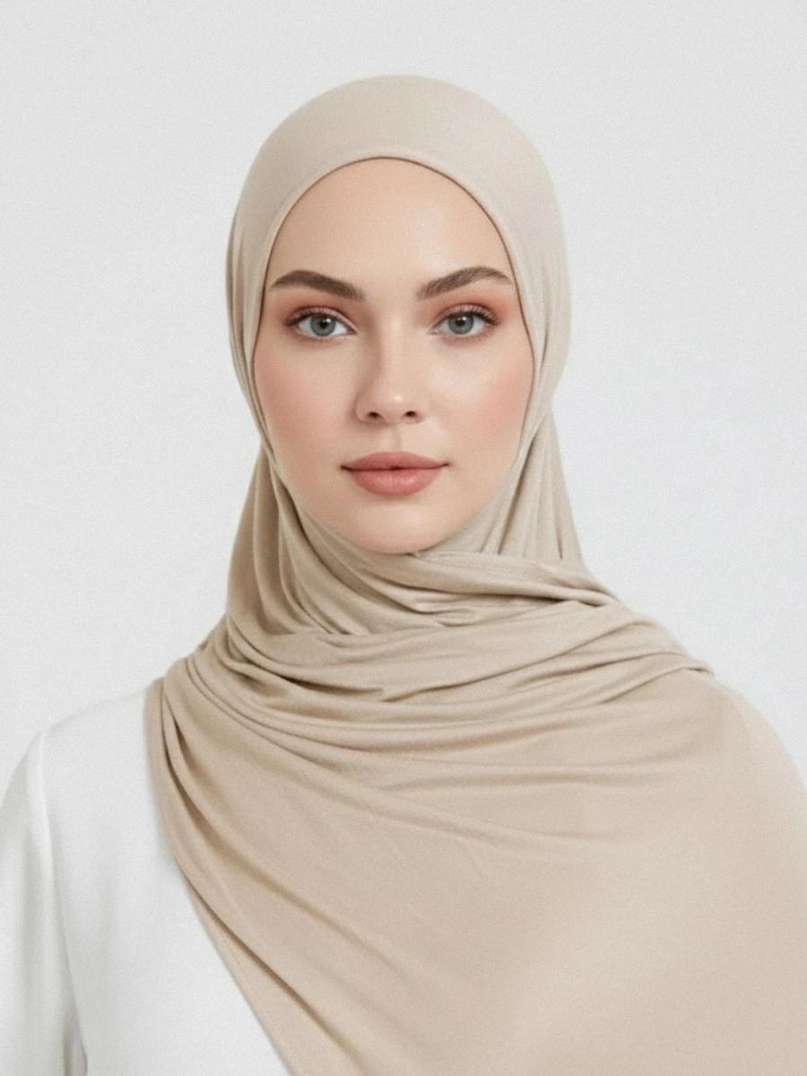 Tayib - Hijab Jersey Premium - Caramel Clair