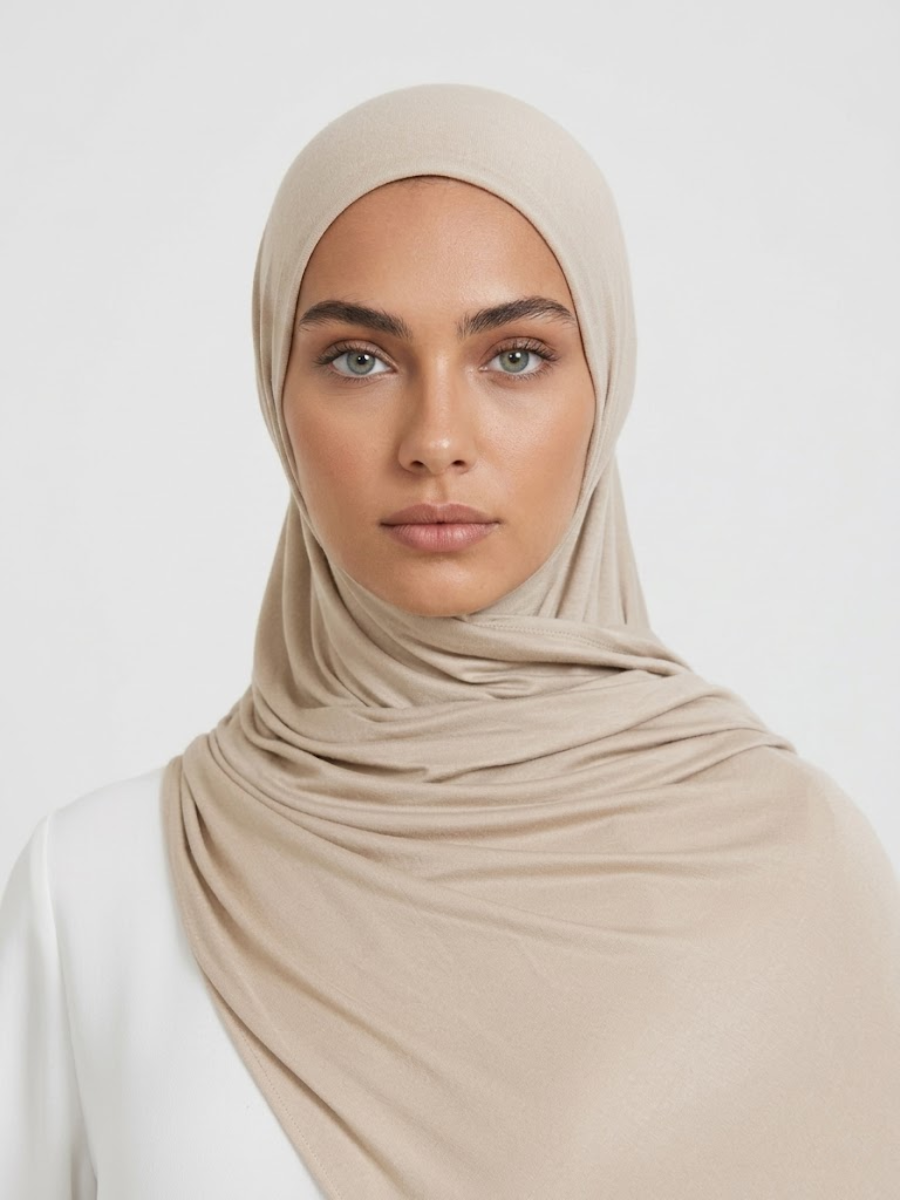 Tayib - Hijab Jersey Premium - Caramel Clair