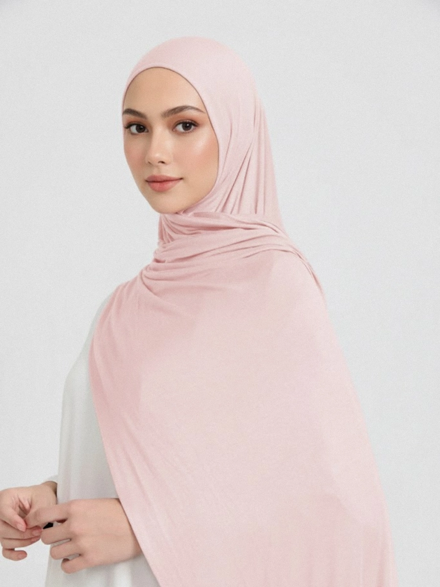 Tayib - Hijab Jersey Premium - Douce Rose