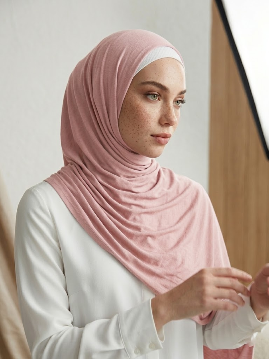 Tayib - Hijab Jersey Premium - Rosé
