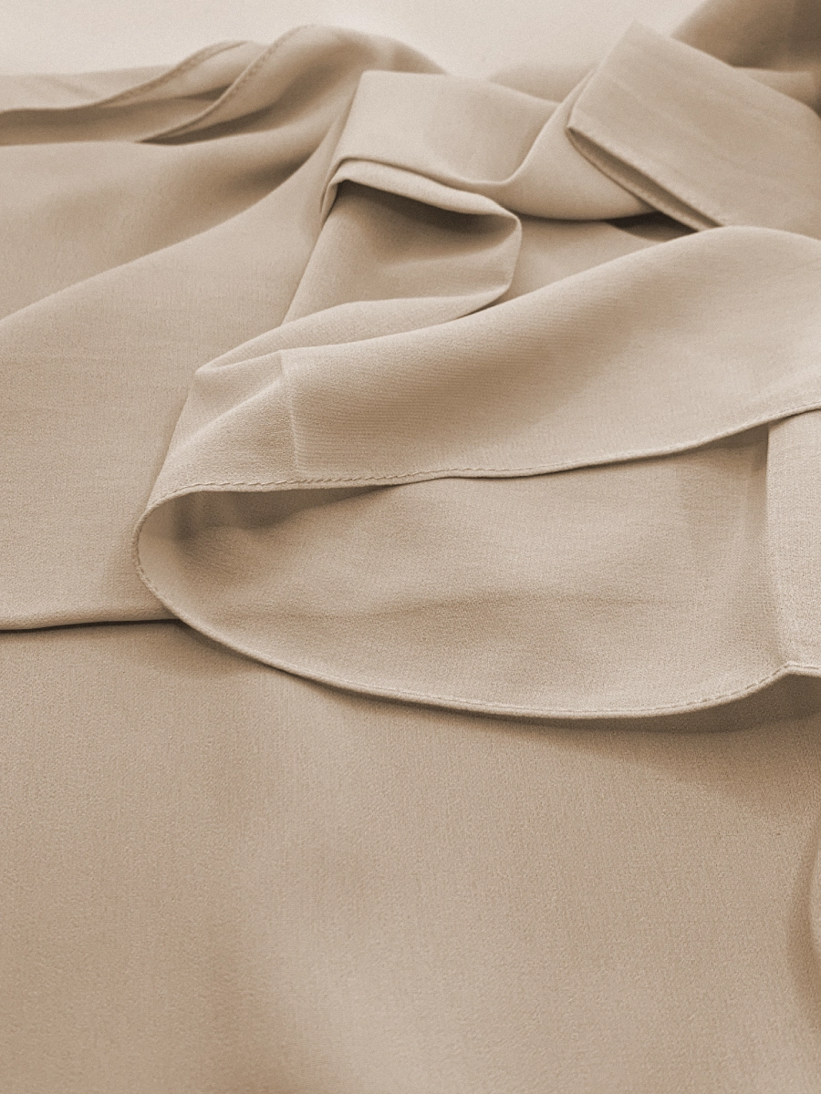 Tayib - Hijab en Mousseline - Beige Poudré