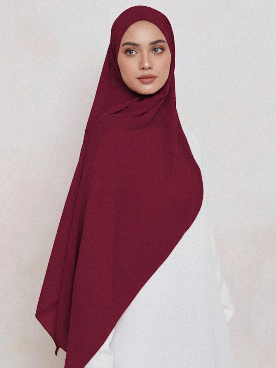Tayib - Hijab en Mousseline - Bordeaux