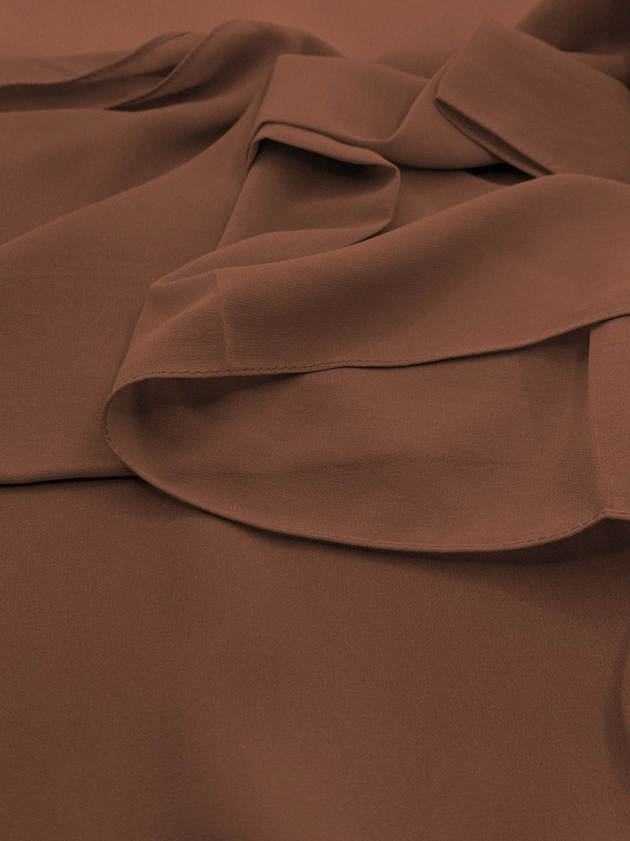 Tayib - Hijab en Mousseline - Chocolat