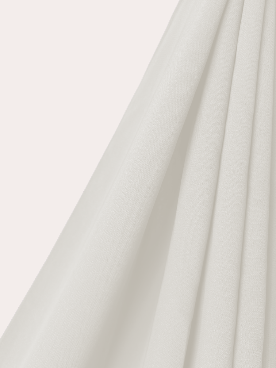 Tayib - Hijab en Soie de Médine - Blanc Cassé