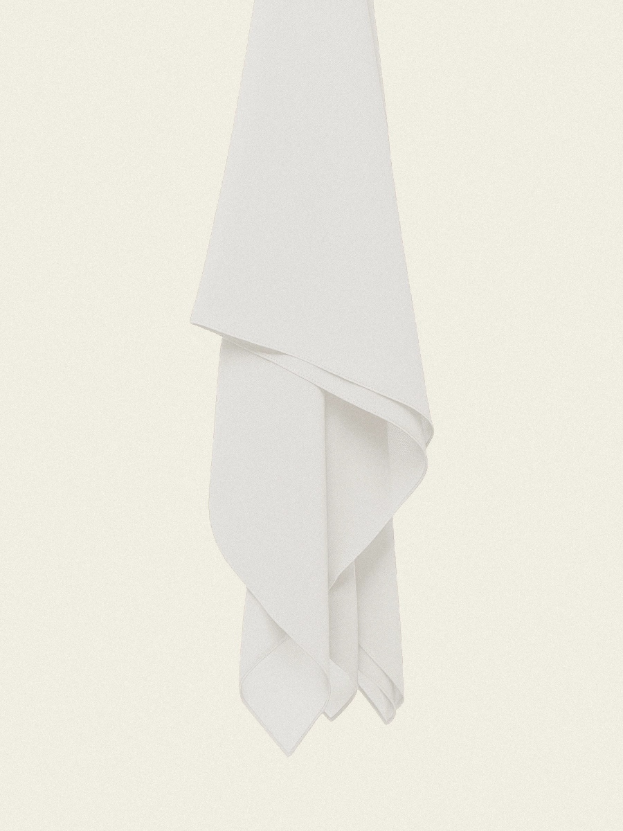 Tayib - Hijab en Soie de Médine - Blanc Cassé