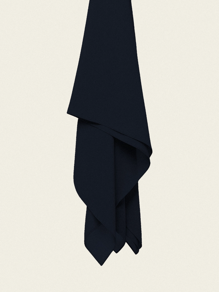 Tayib - Hijab en Soie de Médine - Bleu Nuit