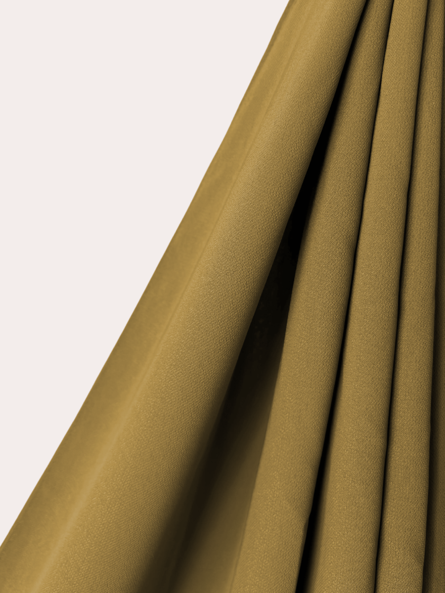 Tayib - Hijab en Soie de Médine - Camel Intense