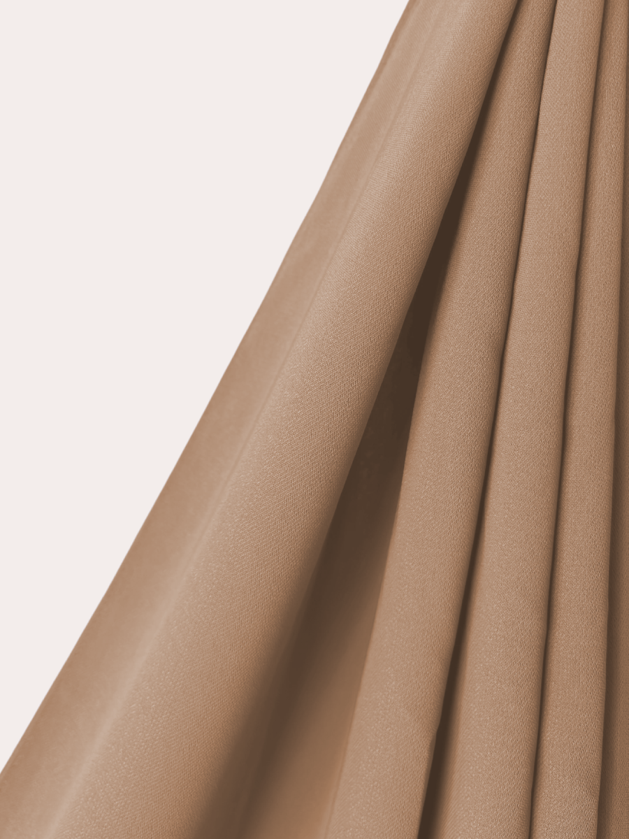 Tayib - Hijab en Soie de Médine - Nude Cacao