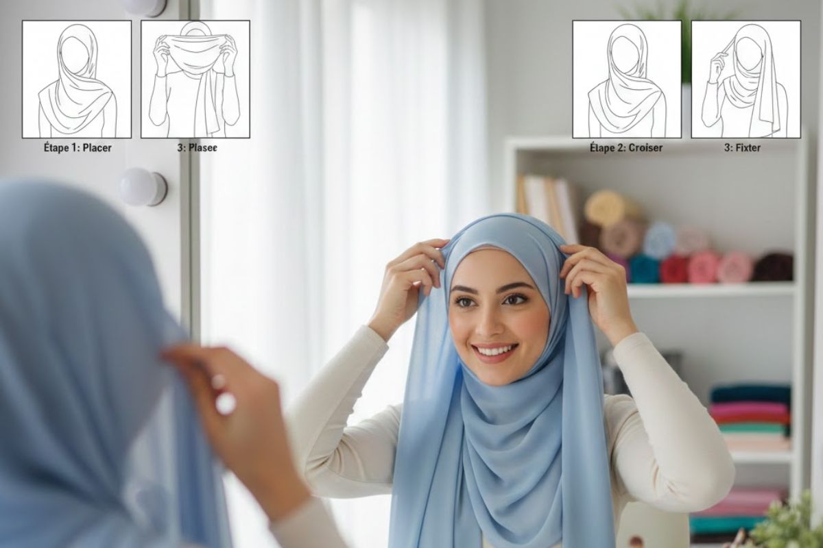 Comment mettre un hijab facilement quand on débute