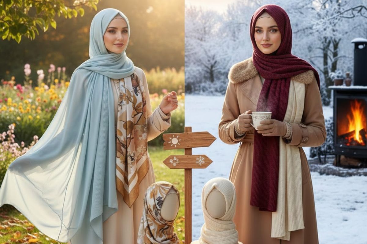 Quel tissu de hijab choisir selon la saison