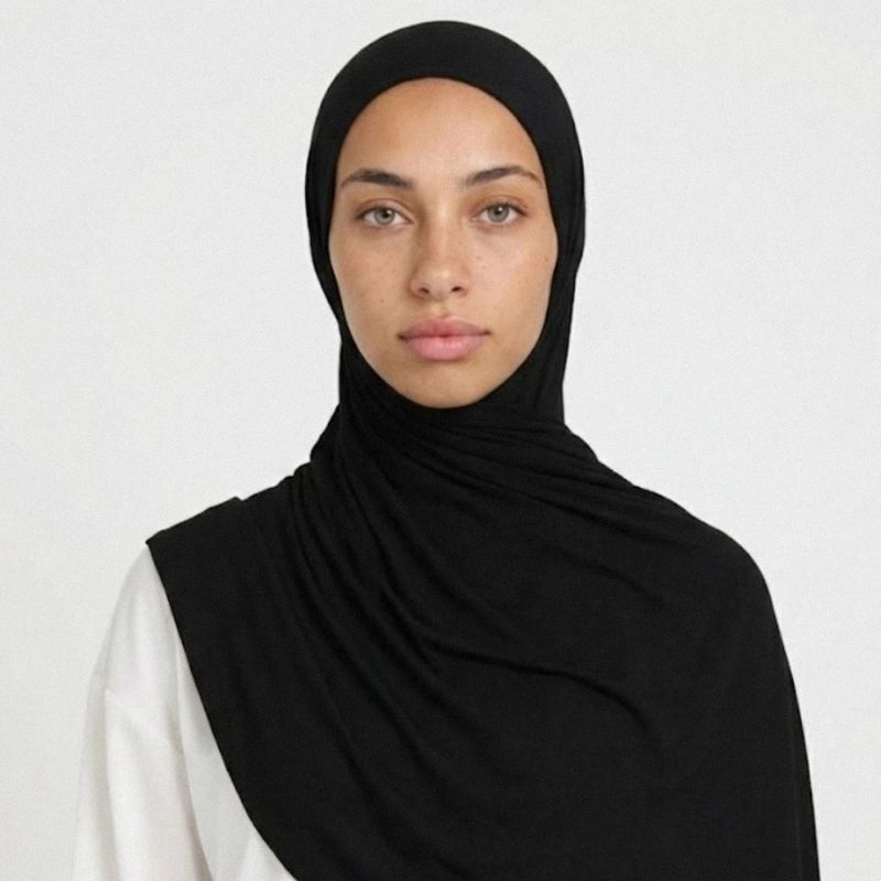 hijab jersey porté facile