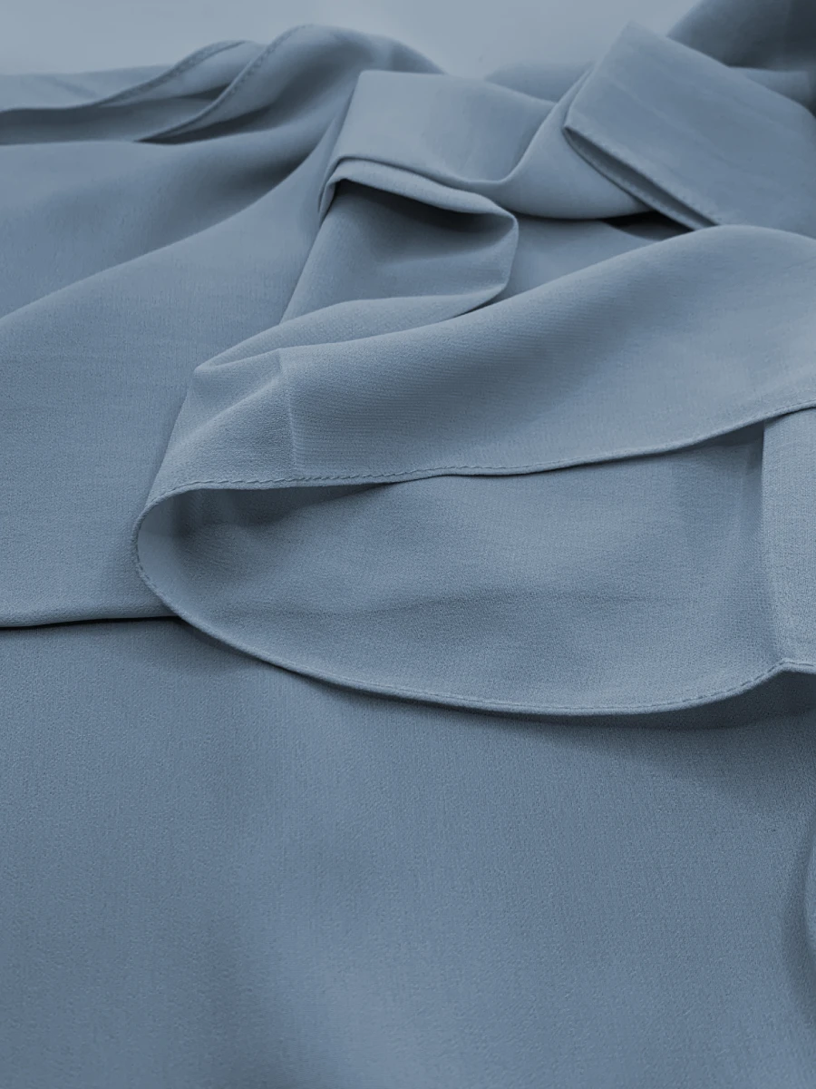 Hijab en Mousseline - Bleu Indigo