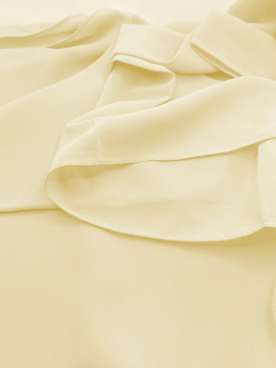 Tayib - Hijab en Mousseline - Jaune Pastel