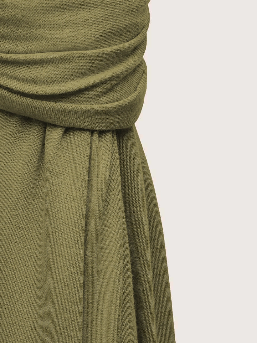 Hijab Jersey Premium - Olive Douce