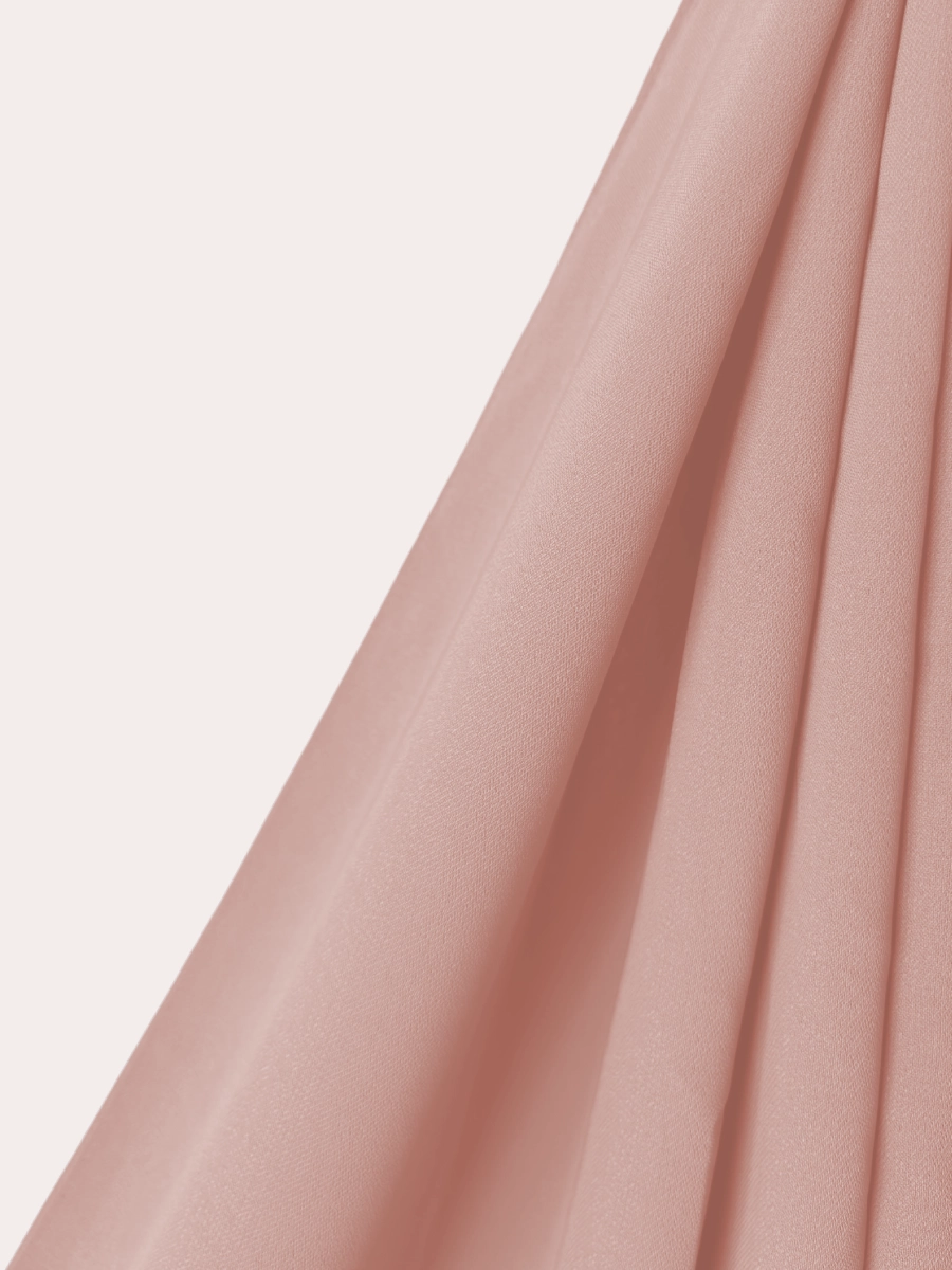 Hijab en Soie de Médine - Rose Poudré